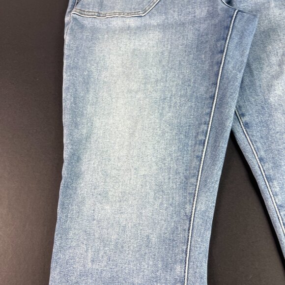 Paige Jeans Women 33x25* Mayslie Jogger Mid Rise Blue Faded Stretch Denim Tag 31 - Picture 4 of 16